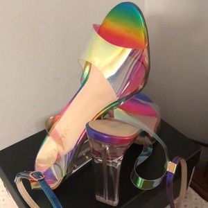 liliana Shoes - Clear glass heel sandals liliana Shoes - Clear glass heel sandals